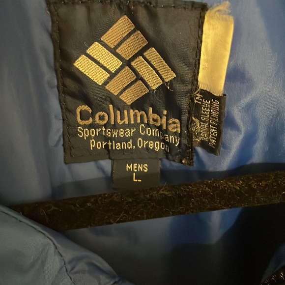 Men’s Columbia Black & Blue Performance Jacket - Picture 2 of 7